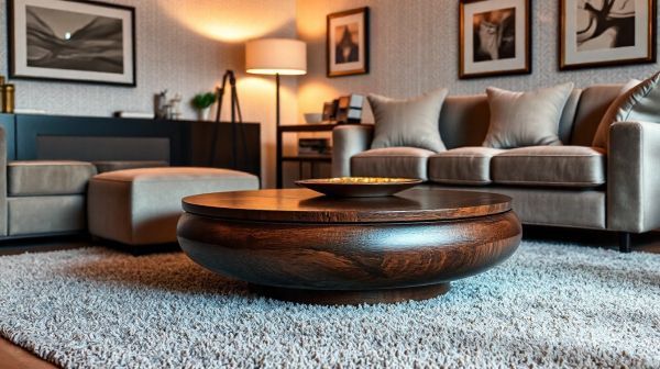 Découvrez les tables basses rondes élégantes pour votre salon